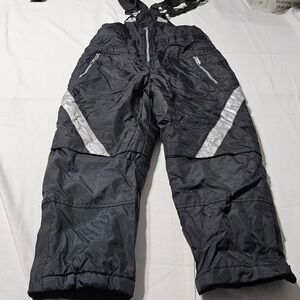 Sneaux Black Snow Bibs Ski Pants‎ Youth Kids XL/XG Size 7 Snowsuit Winter
